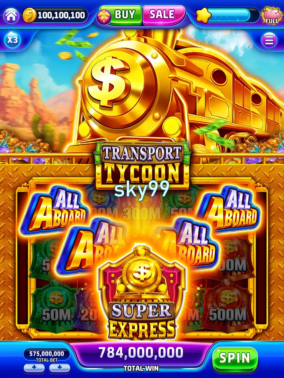 sky99 Tangkapan Layar - APK Resmi